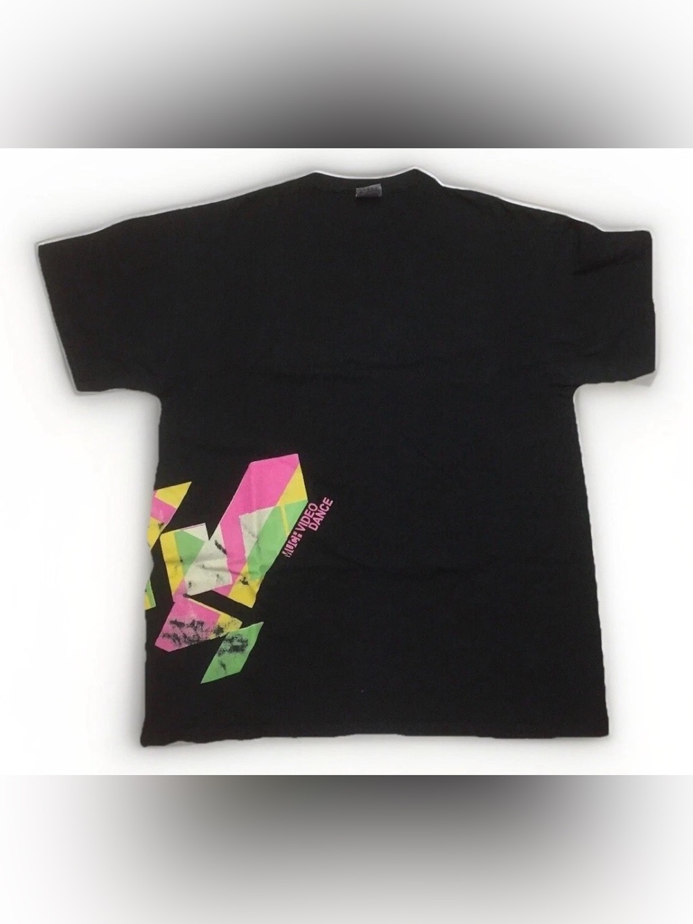 Much Music Video Dance T-Shirt Size XL Black High School Toronto 90s Rare Y2K